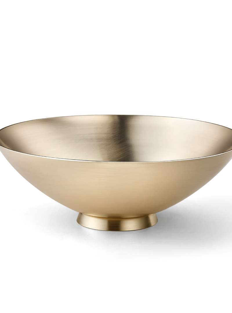 Brass Salad Bowl