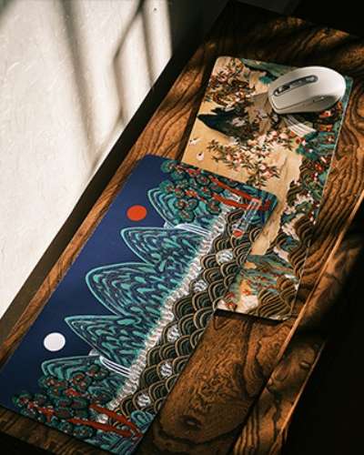 Korean Folk Painting Mouse Pad