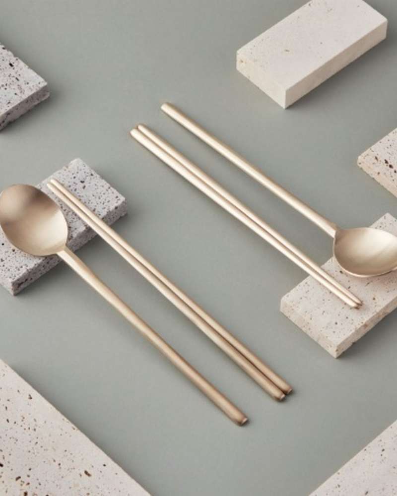 Bangja Yugi Spoon and Chopstick Set (2-person)