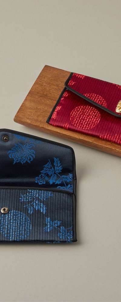 Dupioni Quilted Multi-Purpose Wallet