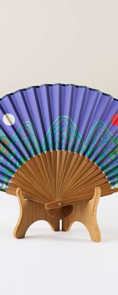 Il-Wol-O-Bong-Do Traditional Fan