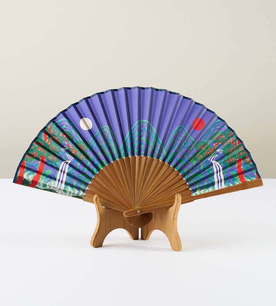 Il-Wol-O-Bong-Do Traditional Fan