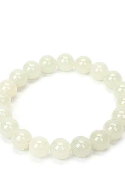 Jade Bead Bracelet (9.5mm)