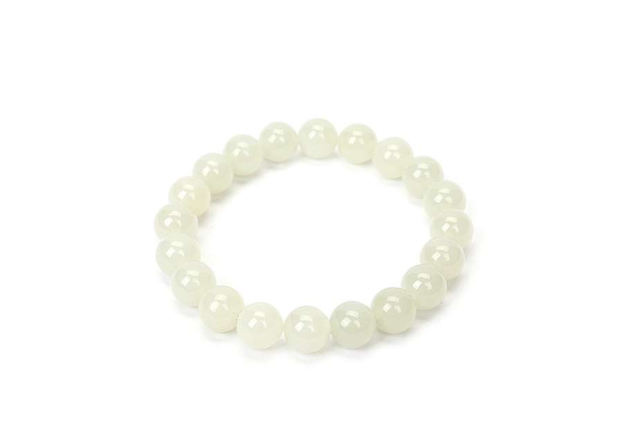 Jade Bead Bracelet (9.5mm)