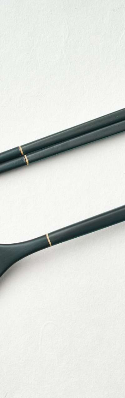 Five-Color Tradition Blue Spoon and Chopstick Set