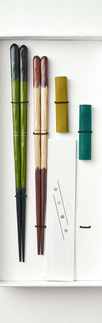 Chil Chopsticks 2p + Chopstick Rest 2p