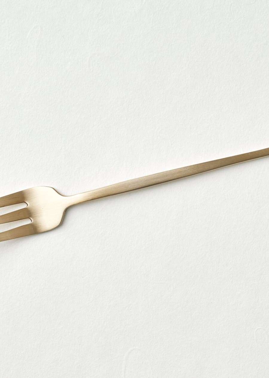 Organic Dessert Spoon & Fork
