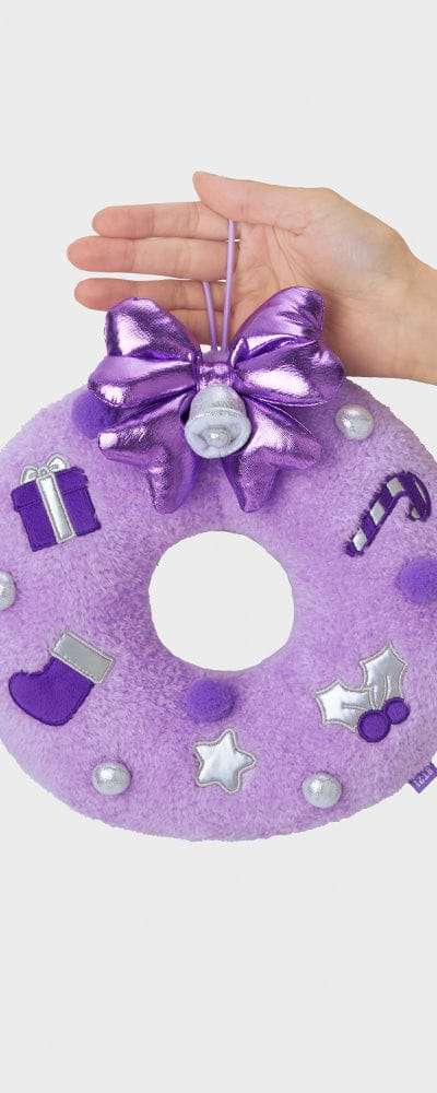BT21 ミニ ミニニ ホリデー リース プラッシュ (PURPLE)