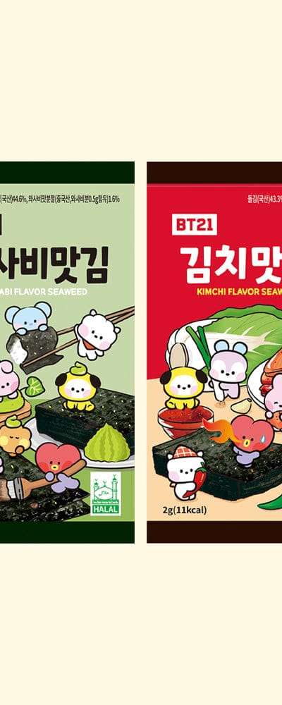 BT21 味付けのり (2g、16入)