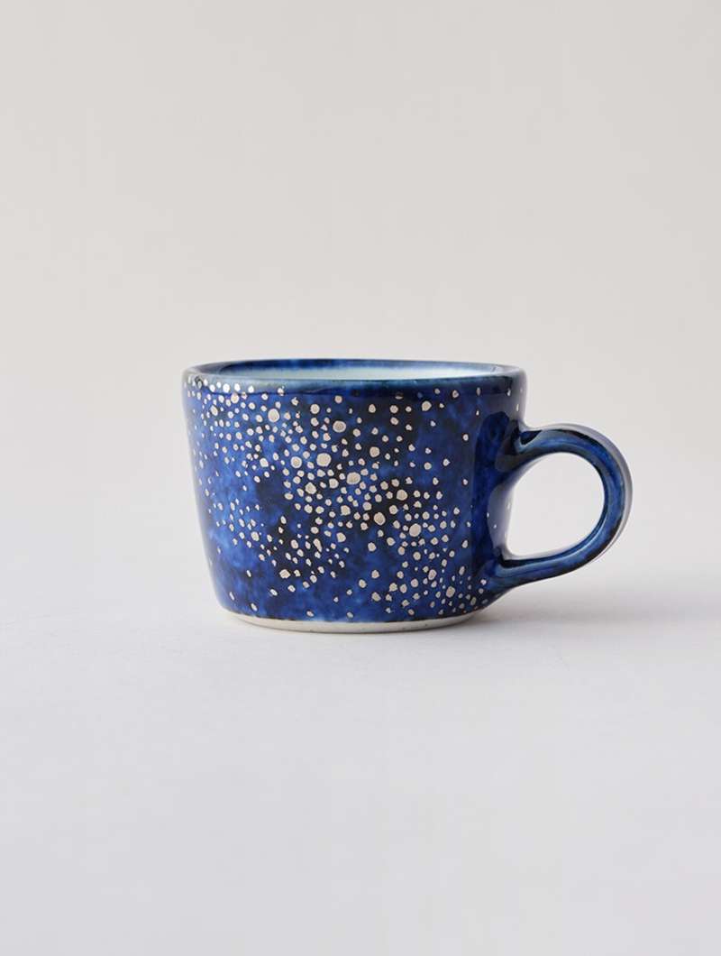Blue Night Milky Way Platinum Espresso Cup