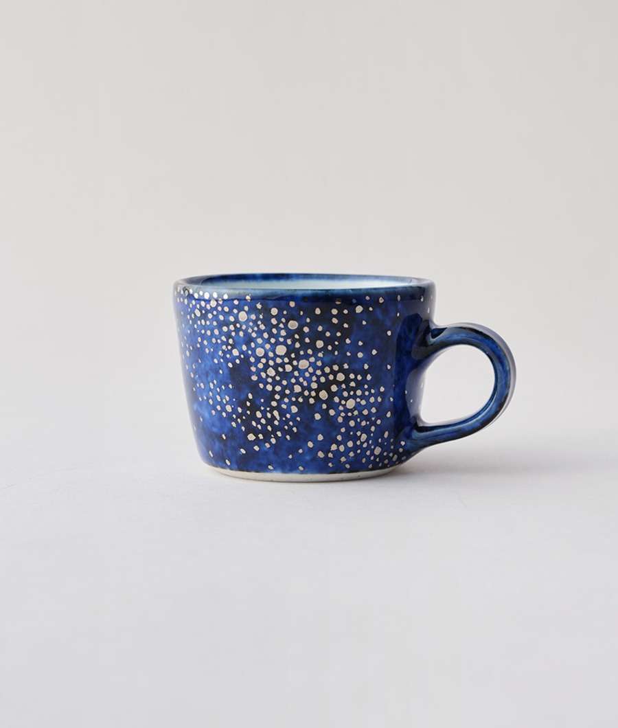 Blue Night Milky Way Platinum Espresso Cup
