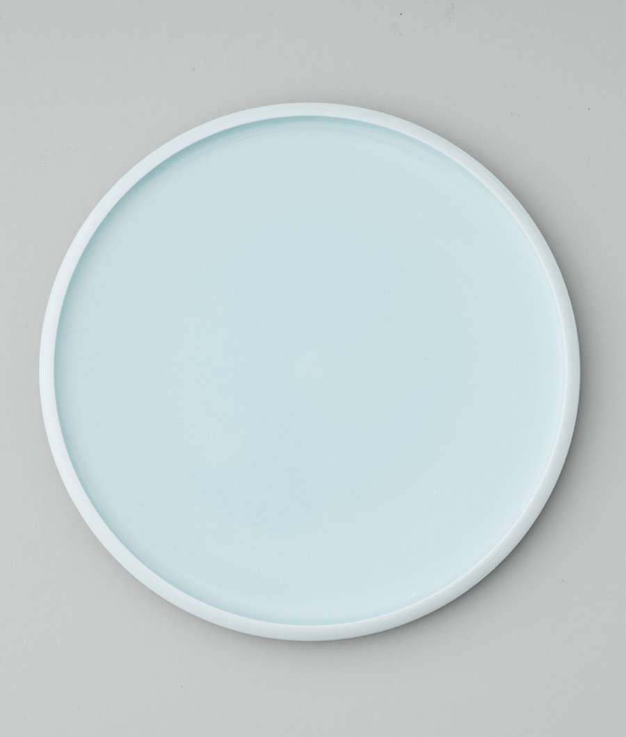 Blue Pebble Plate (L)