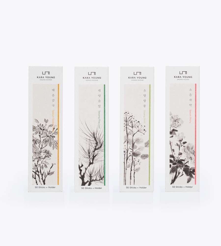 Carayoung Sasang Incense 4-Type Set
