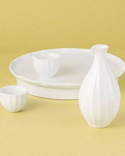 多面白磁角面注器セット