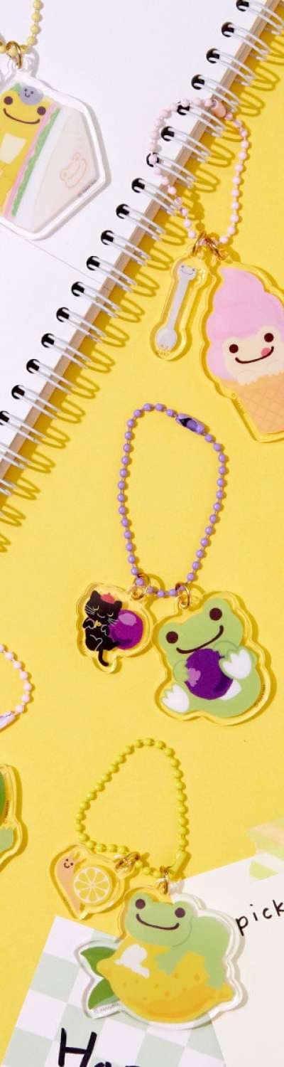 ピクルズザフロッグ アクリルキーリング