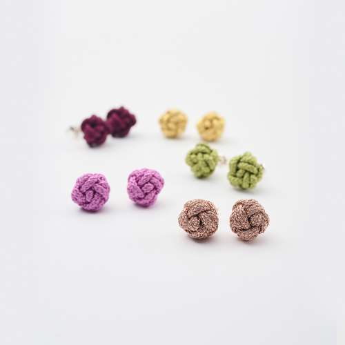 Ring Knot Earrings (5 Colors)