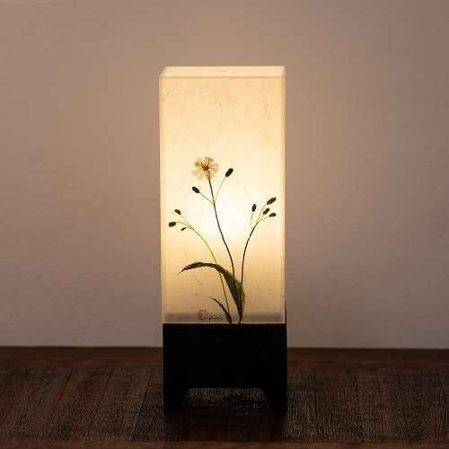 White Goat's Beard Flower Lamp