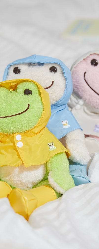 ピックルス ザ フロッグ 16CM レイニーデイ ぬいぐるみ キーリング