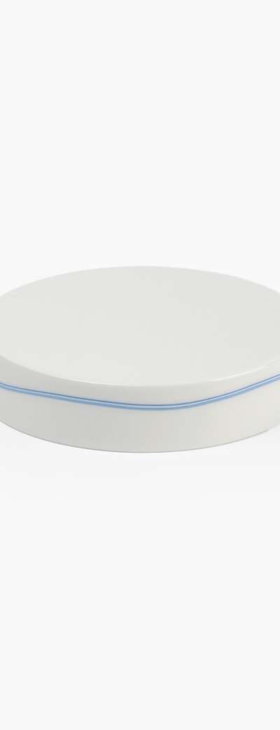 Flow of Lines Round Plate (Small)
