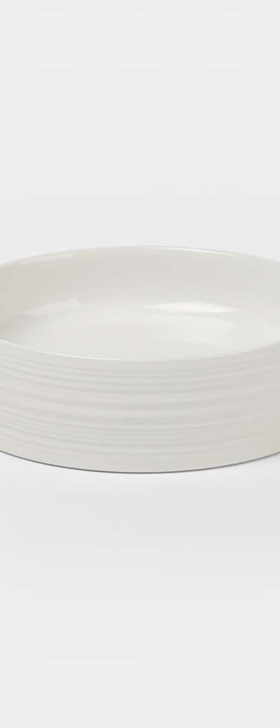 Naithe Large White Porcelain Serving Dish
