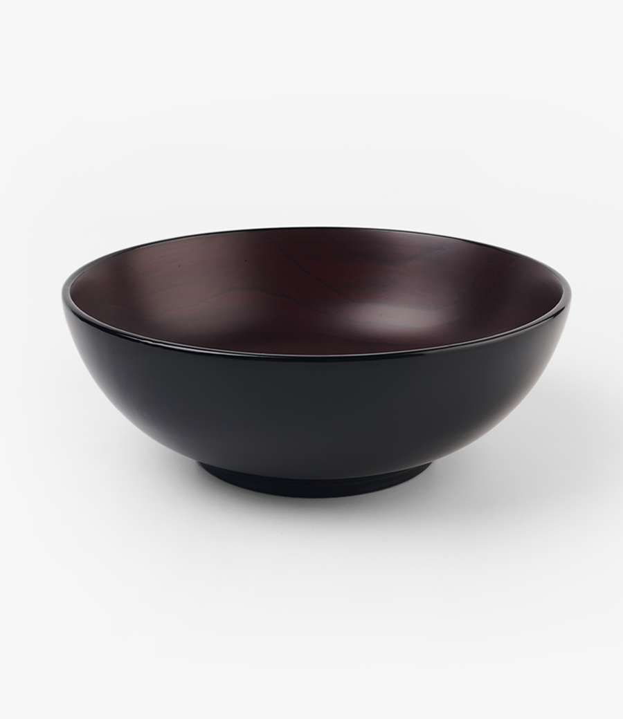 Lacquer Salad Bowl (Black)