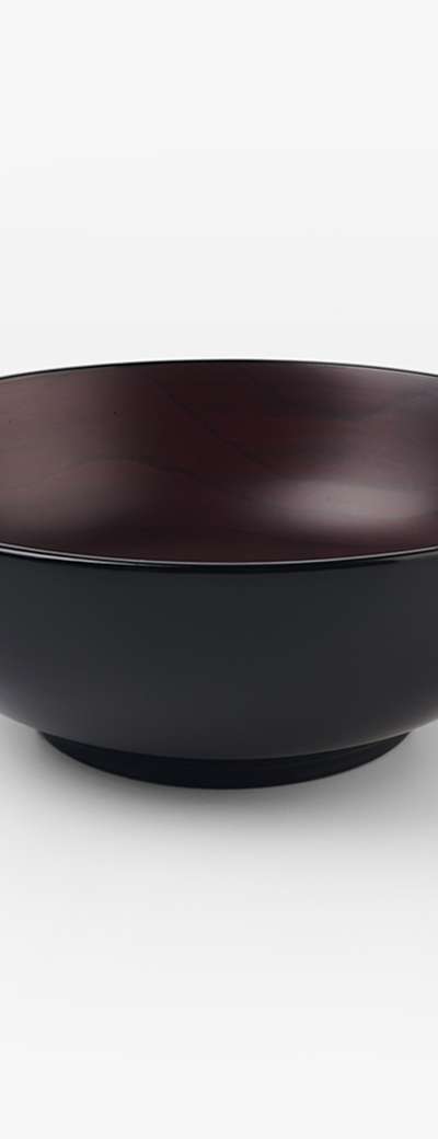 Lacquer Salad Bowl (Black)