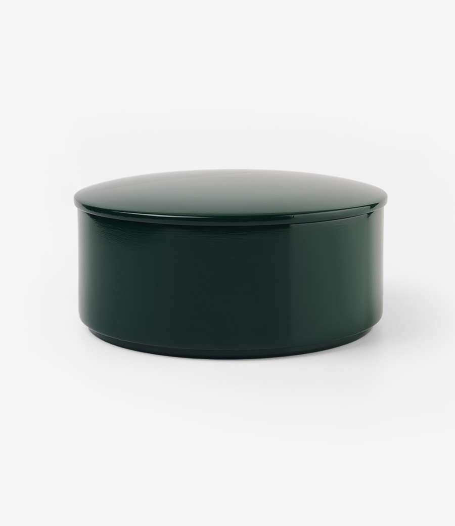 Lacquered Food Container (Green)