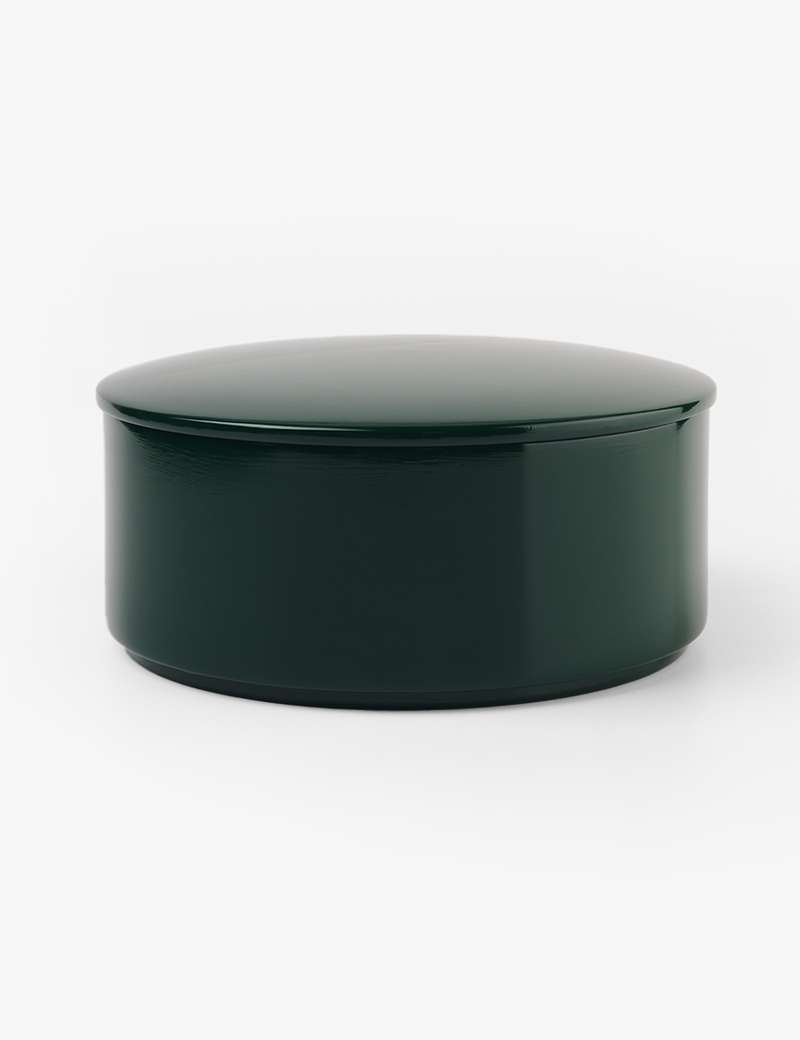 Lacquered Food Container (Green)