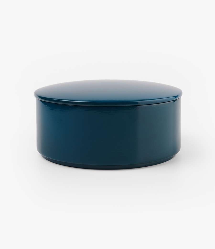 Lacquered Food Box (Teal)