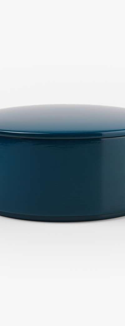 Lacquered Food Box (Teal)