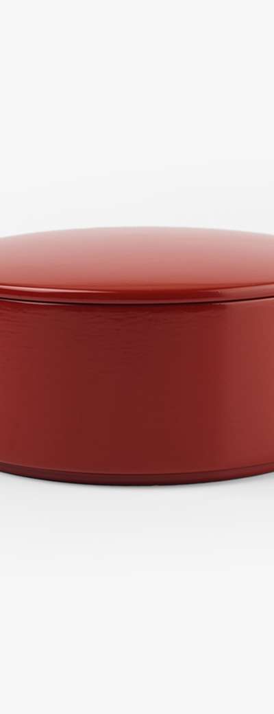 Lacquered Wooden Box (Vermillion)
