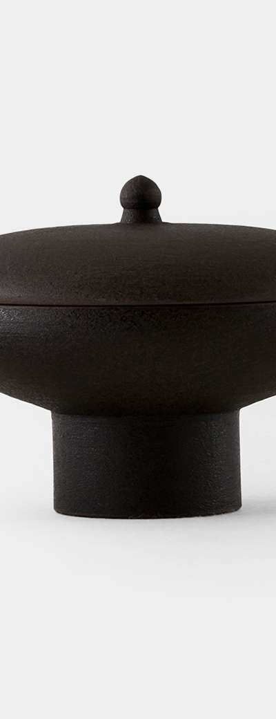 Black Glaze High Stem Cup Series (Large)