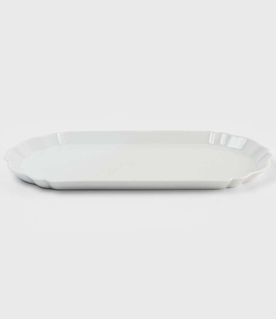 Long Wooden Table Tray Dish (1p)