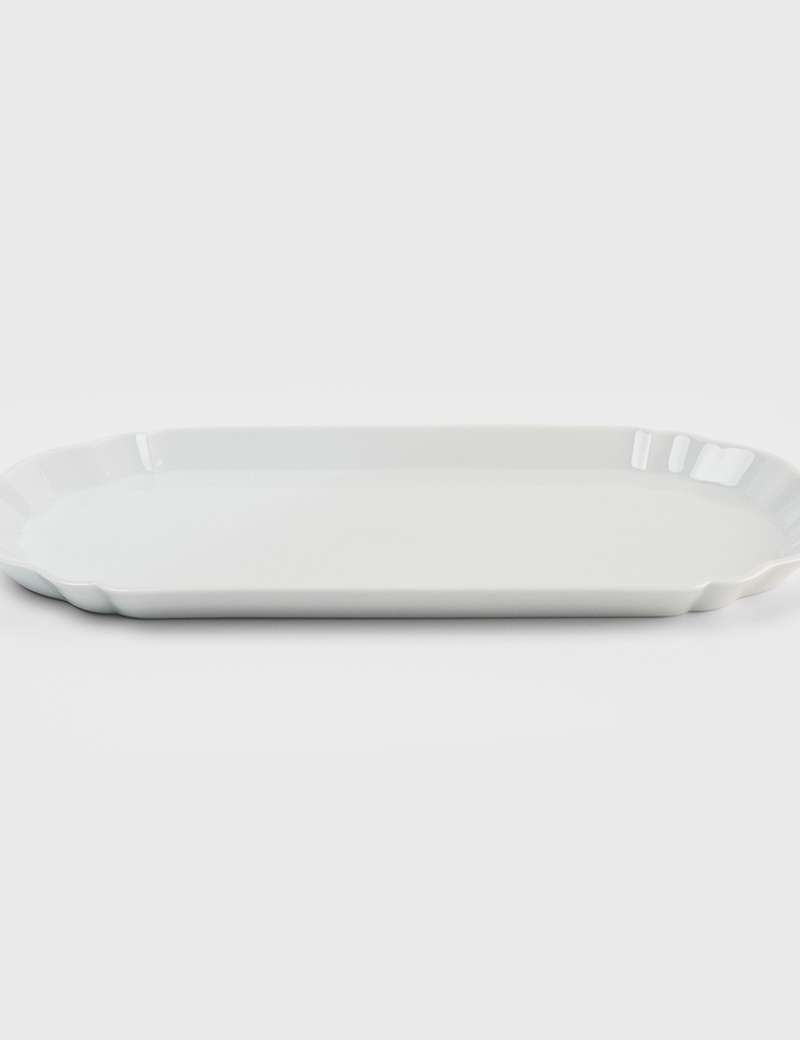 Long Wooden Table Tray Dish (1p)