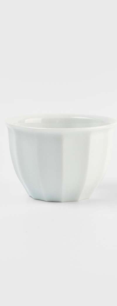 White Porcelain Soju Cup (1pc)