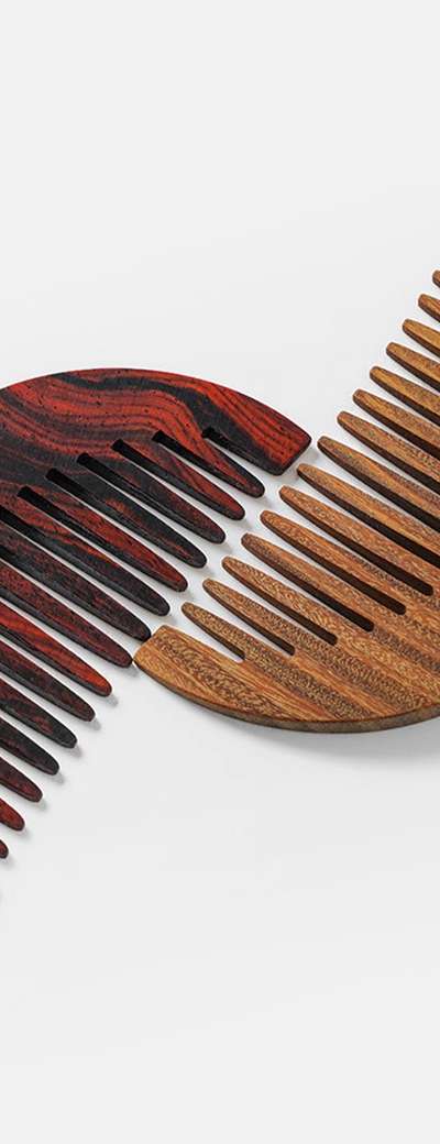 Half-Moon Wood Comb (Eolre Comb)