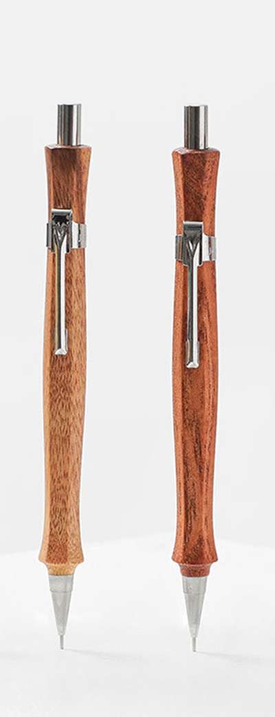 Hexagonal Wood Mechanical Pencil
