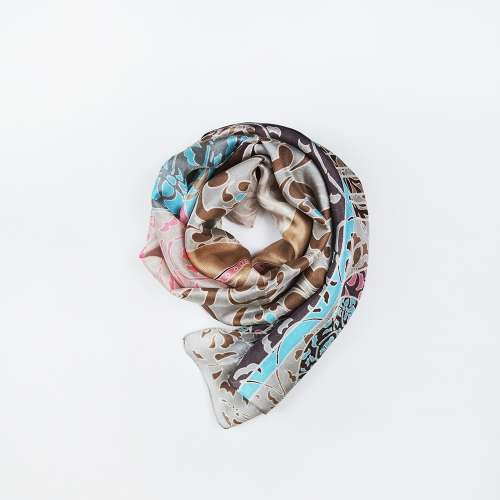 Taegeuk Pattern Silk Scarf - Harmony