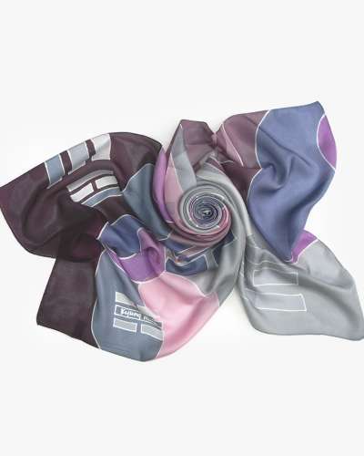 Taegeuk Pattern Silk Scarf - Classic