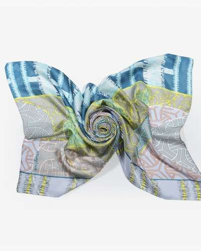 Taegeuk Pattern Silk Scarf - Sosseul