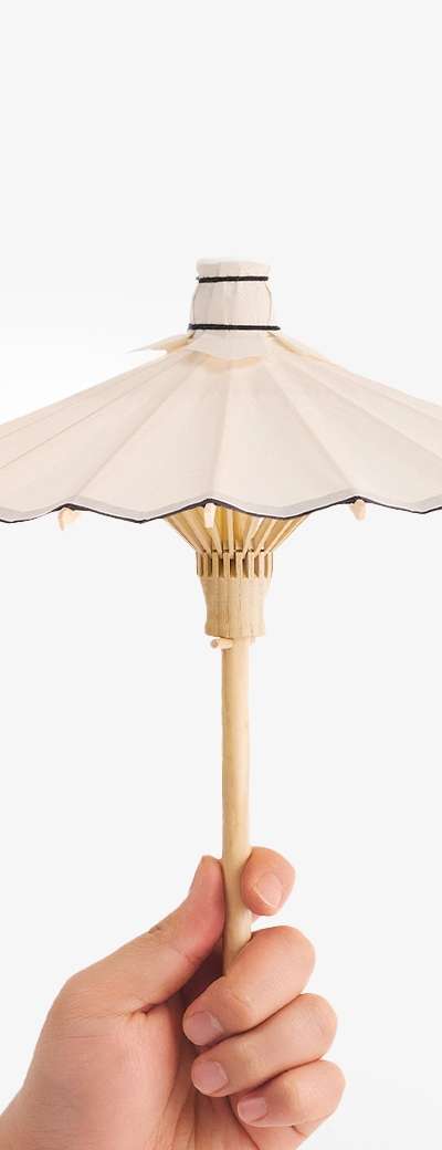 Miniature Hanji Umbrella