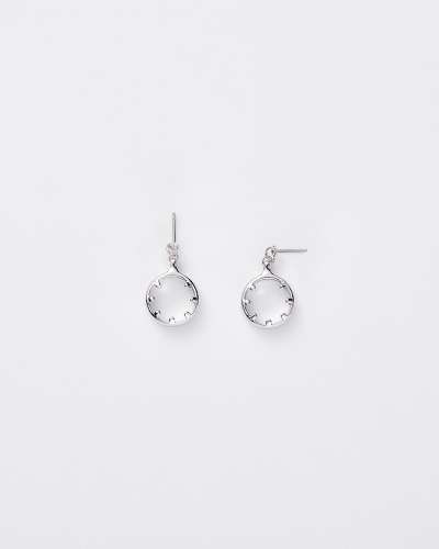 Four Projection Stud Earrings