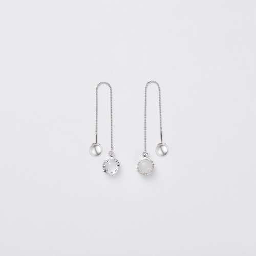 For Moonstone Chain Earrings
