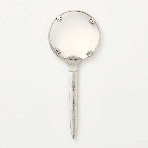 Po Letter Opener Magnifying Glass - Chrysanthemum Pattern