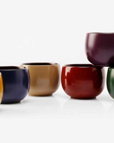Lacquerware Tea Cup Set (2P)