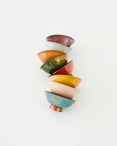 Ash Wood Lacquer Tea Cup Dam (1p)