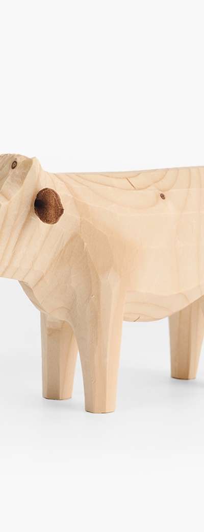 Wooden Cow (Large)