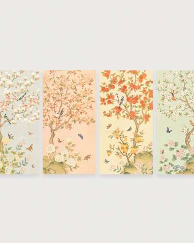Folk Painting Money/Ticket Envelope Set