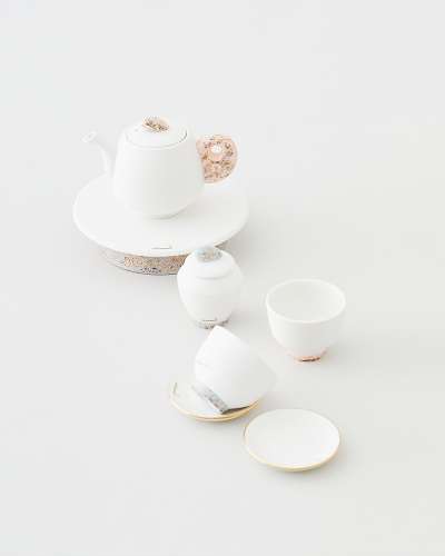 Cerastone 2-Person Tea Place Setting Set