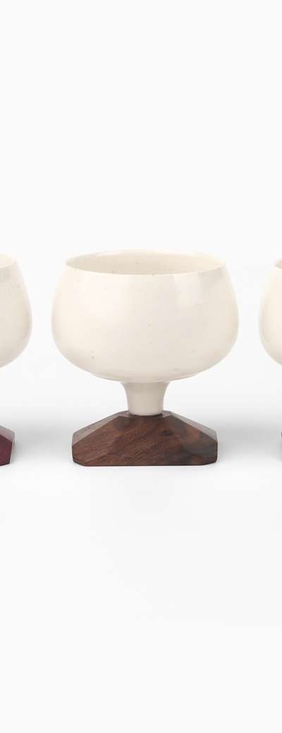 Goblet Wooden Leg Cup